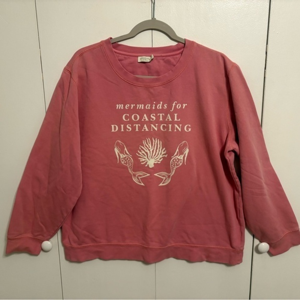 Spartina 449 "Mermaids for Coastal Distancing" crew neck sweatshirt